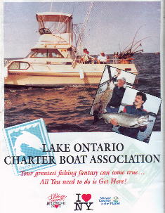 Fishing Lake Ontario aboard Fantasy Charters